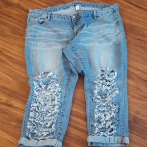 Blue Jean Capri (Size 22)